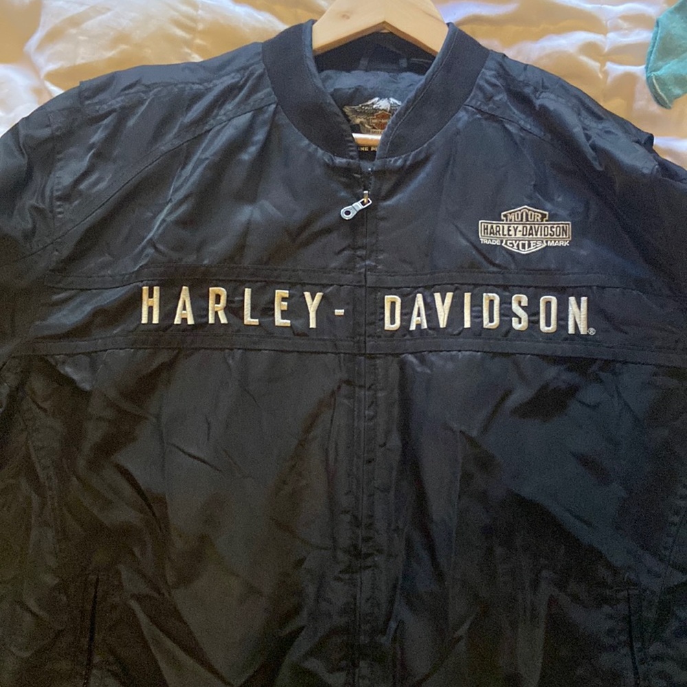 Vintage Harley Davidson bomber